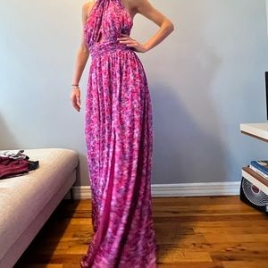 Flower printed Livers + Friends Wedding Guest Dress